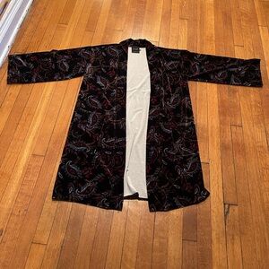Women’s velvet open jacket size M